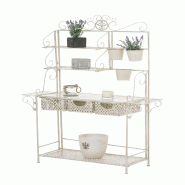 CLP Etagère à fleurs XL SHINE Crème antique - beige métal 13439593