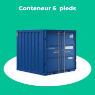 Conteneur de stockage 6 pieds Neuf, pour le petit matériel sur chantier_1