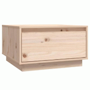 Décoshop26 - Table basse de salon avec tiroir design simple 55 x 56 x 32 cm bois massif de pin DEC037093 - Bois massif 3000263090753