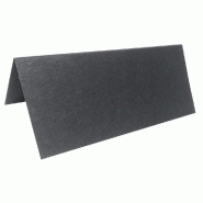 Étiquettes chevalet noir mat 8x7cm - par 120 - Papier