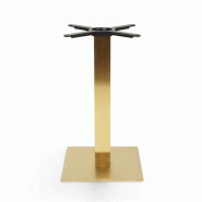 Pied de table GOLD - L 40 x P 40 x H72 cm - Métal Doré - Base carrée - Bistromania - doré métal BIS046