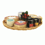Plateau de présentation "Samy" rond Ø30x3,5 cm - par 20