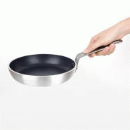 Poêle en aluminium PRO 800 ml, (Ø)200 x (H)35 mm, avec revêtement teflon antiadhésif, compatible tous feux