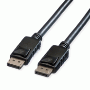 ROLINE Câble DisplayPort DP M - DP M, noir, 7,5 m_0