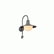 Applique extérieure détecteur E27 métal anthracite - Trio - Norman - gris 4017807492637