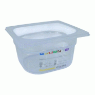 Bac HACCP Polypropylène GN 1/6 H. 100 mm - Gastroland - transparent plastique polypropylène 3701666002762