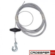 Cable acier + crochet 3,8mm 12 m pa 200-400