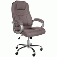 CLP Fauteuil de bureau XL Apoll Tissu Taupe - gris textile 1916911124 CLP Fauteuil de bureau XL Apoll Tissu Taupe - gris textile 1916911124