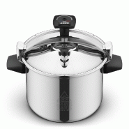 Cocotte inox authentique 9 L -  900 cl Argent Rond Acier Seb 31.8x31.8 cm - acier 3045380024816