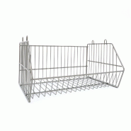 Corbeille fil empilable L49xP40xH25cm