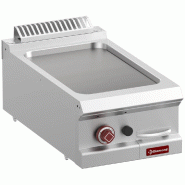 Diamond - Plaques de cuisson gaz lisse, module 1/2  -Top- - réf. G7/PL4T-N - inox AKS-G7/PL4T-N
