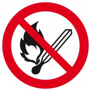 Flammes nues interdites d.180mm TALIAPLAST | 627250 Flammes nues interdites d.180mm TALIAPLAST | 627250
