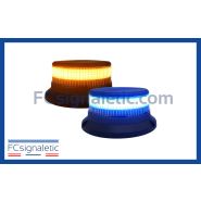 Gyrophare à LED bicolore orange bleu embase ISO classe 2 Gyrophare à LED bicolore orange bleu embase ISO classe 2