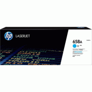 HP W2001A Cyan Cartouche de Toner ORIGINALE - 658A - 000000120025441433