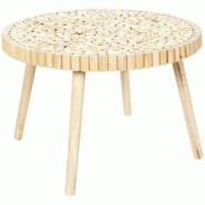 Table basse rondin en bois 60 cm The Home Deco Factory - marron 3664944426998 Table basse rondin en bois 60 cm The Home Deco Factory - marron 3664944426998