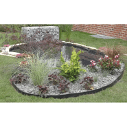 Ubbink bordure de jardin 14 cm x 15 m 7 mm noir 442621