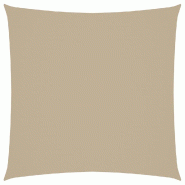 VidaXL Parasol en tissu oxford carré 3,6 x 3,6 m beige  Modèle Terrasse Couchant Prime - beige 42292