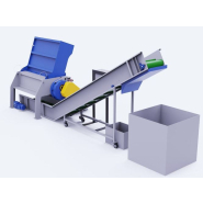 Broyeur à palettes 30 Palettes/heure avec séparateur de métaux -  BPXR15