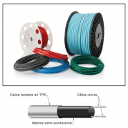 Traçage électrique, Tuyau antigel avec bande chauffante autorégulante