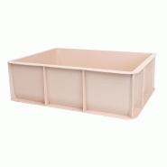 GILAC Demi bac à pâtons 400 x 300 - 12 L - Rose poudré Gilac Maison G178513 - rose plastique 3573678695917