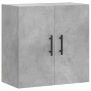 Helloshop26 - Armoire murale moderne rangement pratique 60 x 31 x 60 cm en bois d'ingénierie gris béton 02_0048823 - gris Bois massif 3000235497603