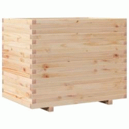 Helloshop26 - Jardinière bac lit surélevé plantes fleurs terrasse jardin 90 x 60 x 72 cm bois de pin massif marron 02_0038036 - 3000214030449 Helloshop26 - Jardinière bac lit surélevé plantes fleurs terrasse jardin 90 x 60 x 72 cm bois de pin massif marron 02_0038036 - 3000214030449