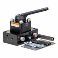 VM43, Distributeurs Montés sur Pompe, Manuelle, 4-voies, 3-positions, Centre Tandem