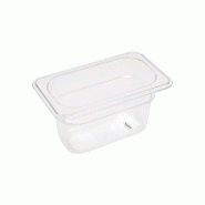 Maxima Récipient gastronorm - 1/9 GN - profondeur 10 cm - polycarbonate – 17.4 × 10.7 × 9.7 cm - AKS-09367929