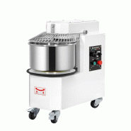 Pétrin à pâte 50 Litres sur roulettes 2 vitesses avec tête relevable et cuve extractible PREMIUM - GOLDINOX - inox 3701770822010