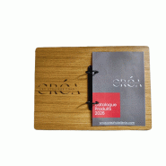 Porte menu en bois nautrel - NATURA DOC