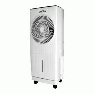 Rafraichisseur d'air portable 60W Minuterie 12h Réservoir 5.5L Refroidisseur d'air Evaporatif Oscillation 70° 4 roulettes Jocca - blanc 8435253594143 Rafraichisseur d'air portable 60W Minuterie 12h Réservoir 5.5L Refroidisseur d'air Evaporatif Oscillation 70° 4 roulettes Jocca - blanc 8435253594143
