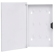 Vidaxl boîte à clés avec panneau magnétique blanc 30x20x5,5 cm 322778