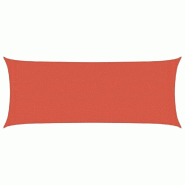 VidaXL Voile d'ombrage 160 g/m² Terre cuite 2x4,5 m PEHD Modèle Soleil Atmos - rouge 311340