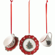 VILLEROY & BOCH villeroy et boch toy's delight royal cl*set 3p vaisselle rg a pendre 4cm * - multicolore porcelaine 1486596665