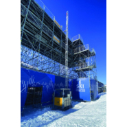 Ascenseur de chantier 1000 kg à louer, pour l'accès du personnel et l'approvisionnement rapide des matériaux en étage ou toiture