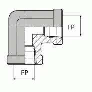 Coude 90° femelle NPT x femelle NPT - NPT-CF90202 - CFNPT 1/8 90 - Ø FP 1/8' (8.48 mm)