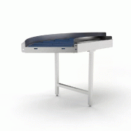 Courbe à rouleaux 90° CR-90 D/G avec pieds pour lave-vaisselle à avancement automatique, convoyeur professionnel | Sammic - 5702150
