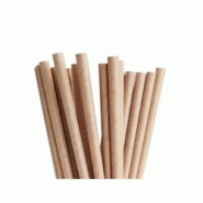 ECOLOMIQUE - 500 Pcs - Chalumeau papier kraft - Diam: 0,6 cm x 14,5 cm - ECO210CHP14KR - marron papier 210CHP14KR ECOLOMIQUE - 500 Pcs - Chalumeau papier kraft - Diam: 0,6 cm x 14,5 cm - ECO210CHP14KR - marron papier 210CHP14KR