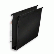 ELBA Boîte de 10 dossiers suspendus Ultimate A4, fond D50, en polypro noir - 3362949906131