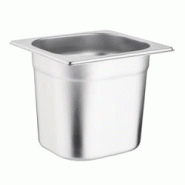 Equipementpro - Bac Gastronorme inox GN 1/6 150mm Vogue - EQK992 Equipementpro - Bac Gastronorme inox GN 1/6 150mm Vogue - EQK992