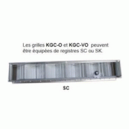 Grille de soufflage acier serie kgc