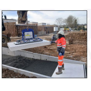 Palonnier à  ventouses pour la manutention de dalles préfa  CMU 2 Tonnes