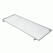 Porte vitrée Flexia - cadre aluminium + serrure caisson - L63cm x P47 x H196cm