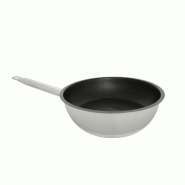 Schneider - Poêle, acier inoxydable, Ø 320 mm x 66 mm - 4,8 L - inox 531052