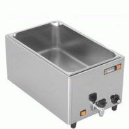 Bain-marie de table avec robinet de vidange - Bac GN 1/1 professionnel pour maintien en température Bain-marie de table avec robinet de vidange - Bac GN 1/1 professionnel pour maintien en température