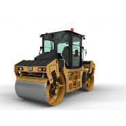 Cd8 tambour plein - rouleau tandem vibrant - caterpillar - compacteur de 8t métriques..