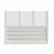 Claustra pour terrasse Standard 191x150cm - blanc texturé