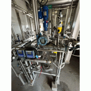 Colonne d'extraction en verre borosilicate kuhni ecr150/30g d'occasion avec agitation