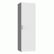 COLONNE DE RANGEMENT LUND 1 PORTE BLANC MAT LARGEUR 40 X 40 CM PROFONDEUR