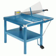 Dahle Cisaille 580, format A2+ 815 mm, lame spéciale - bleu métal R000580